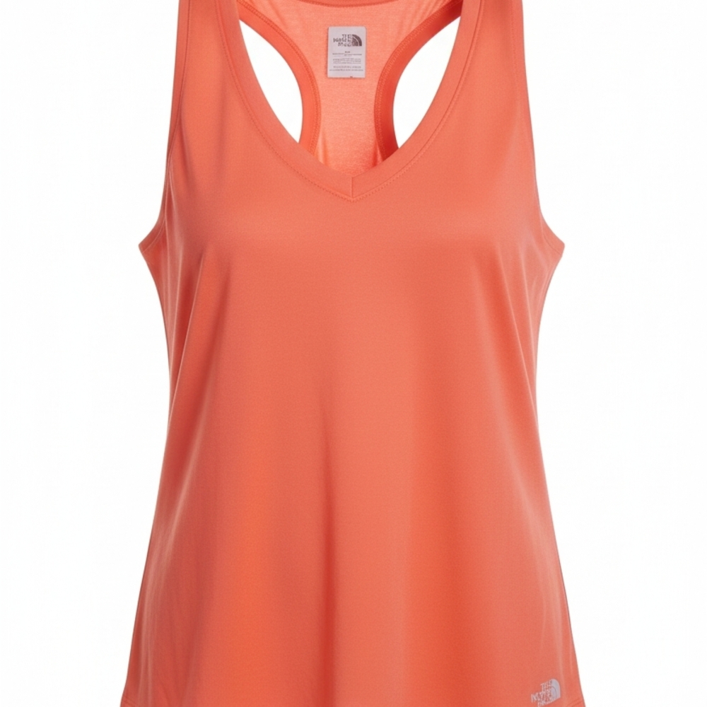 The North Face Coral-Orange Racerback Tank Top